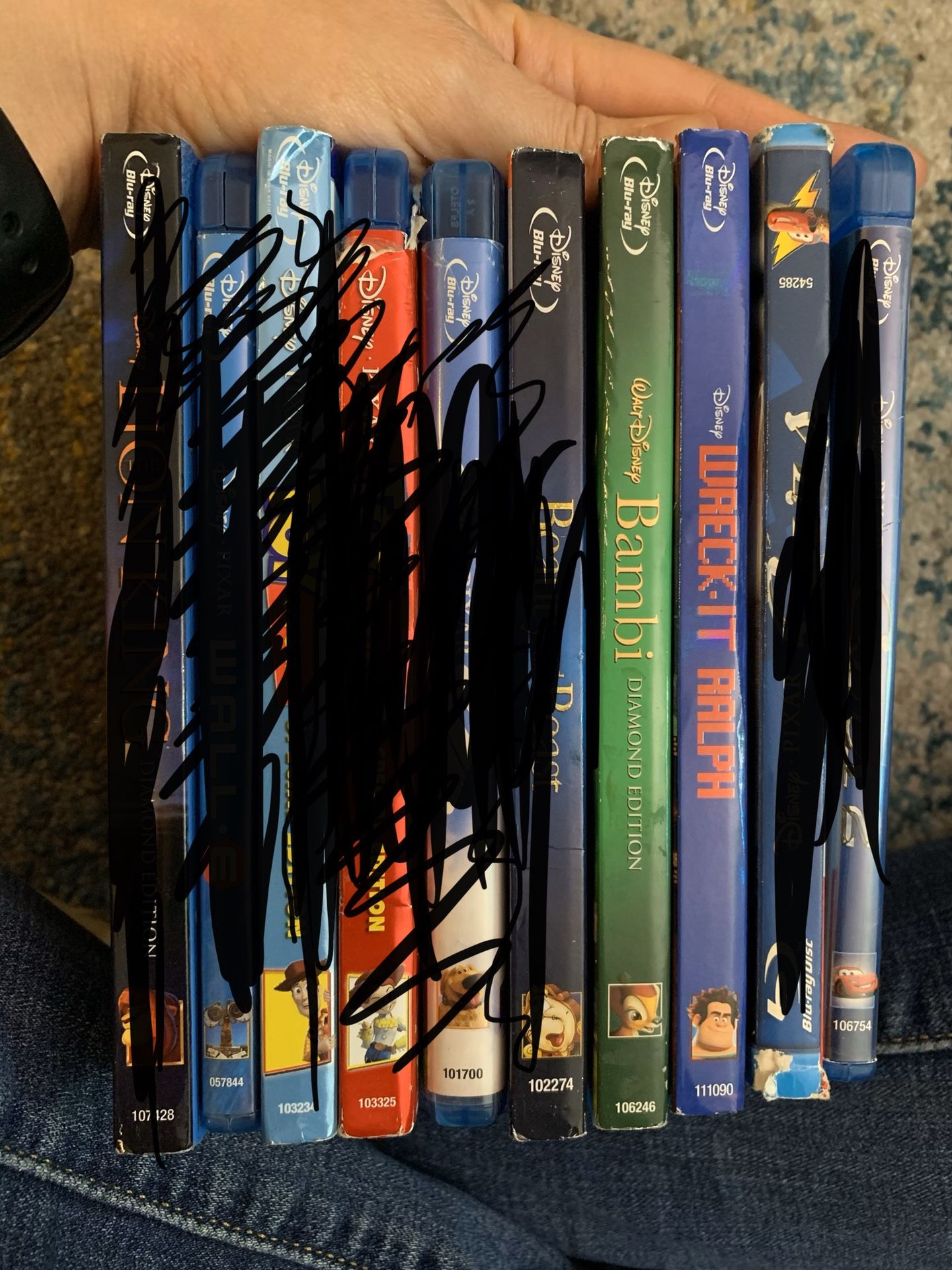 Disney blu rays