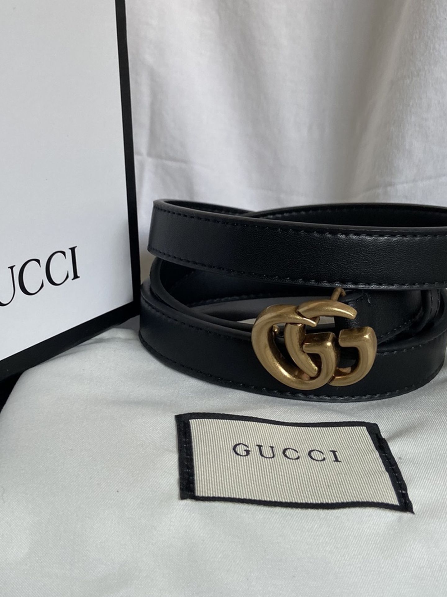 Gucci Monogrammed GG Belt (35-37inches size L)