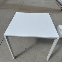 White IKEA Desk