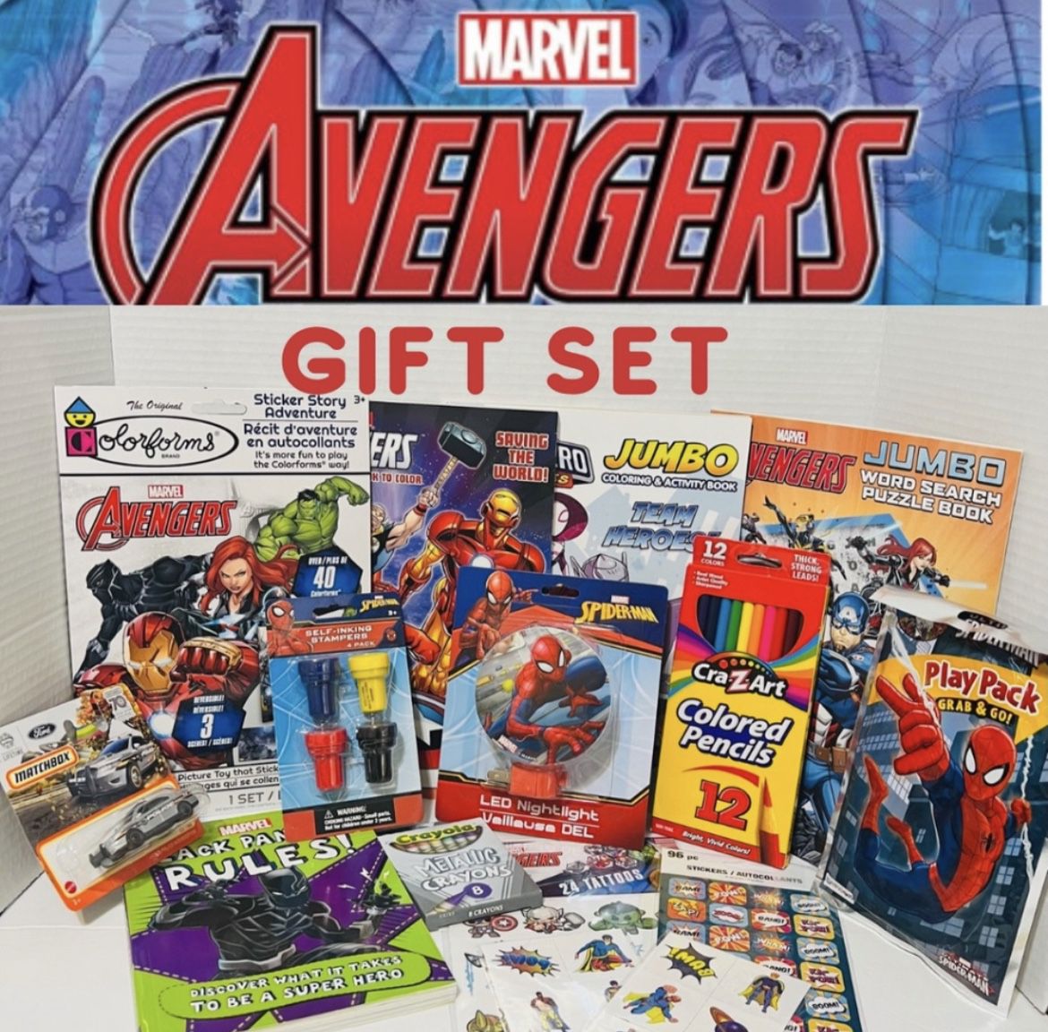 Marvel Avengers Super Coloring And Activity Gift Set #1 