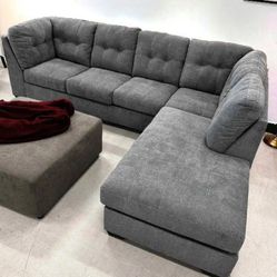 L Shaped Modular Gray

Sectional Couch With Chaise Set | Living Room Furniture |  Lawn And Garden Furniture |  Patio Furniture 