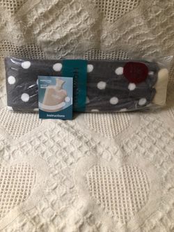 Hometop 2.2L Hot/Cold Water Bottle w/ Grey Dot Cover “NEW”