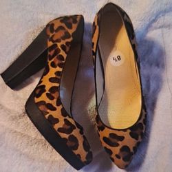 Calvin Klein 360 Faux Skin Heels!!