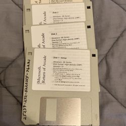 Microsoft Return of Arcade 4 Floopy Disk