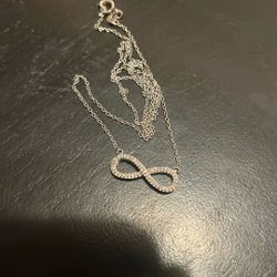 Silver Infinity Necklace