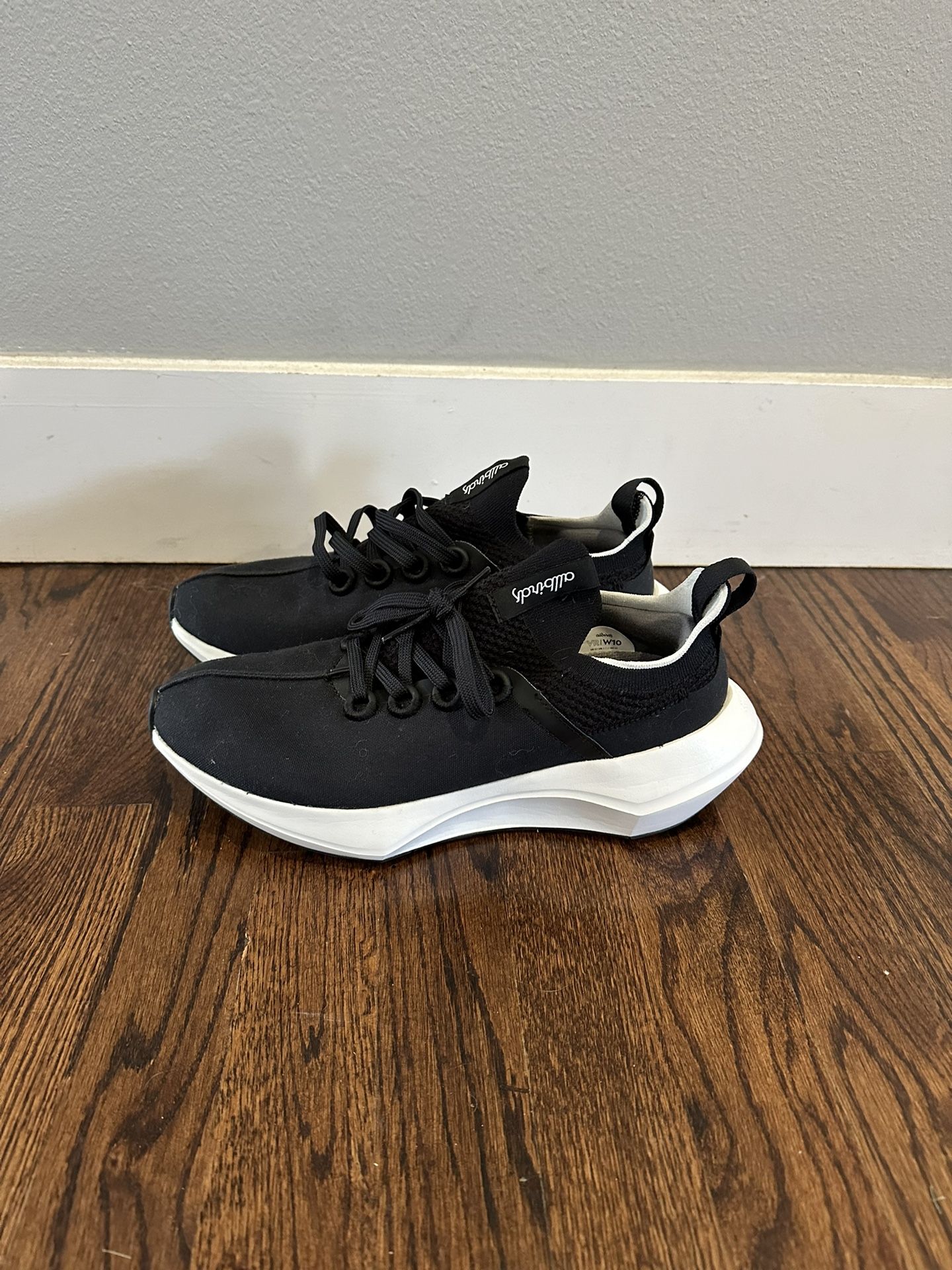 Allbirds Men’s Vista Racer Running/Athletic Shoes, Natural Black, Size 10, LIKE NEW