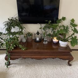 Solid Oak Coffee Table