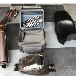 2003 98-03 BMW K1200RS OEM Exhaust Muffler Header Manifold Head Pipe Lot