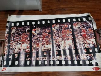 Original Nike Air Jordan "Freeze Frame" Poster