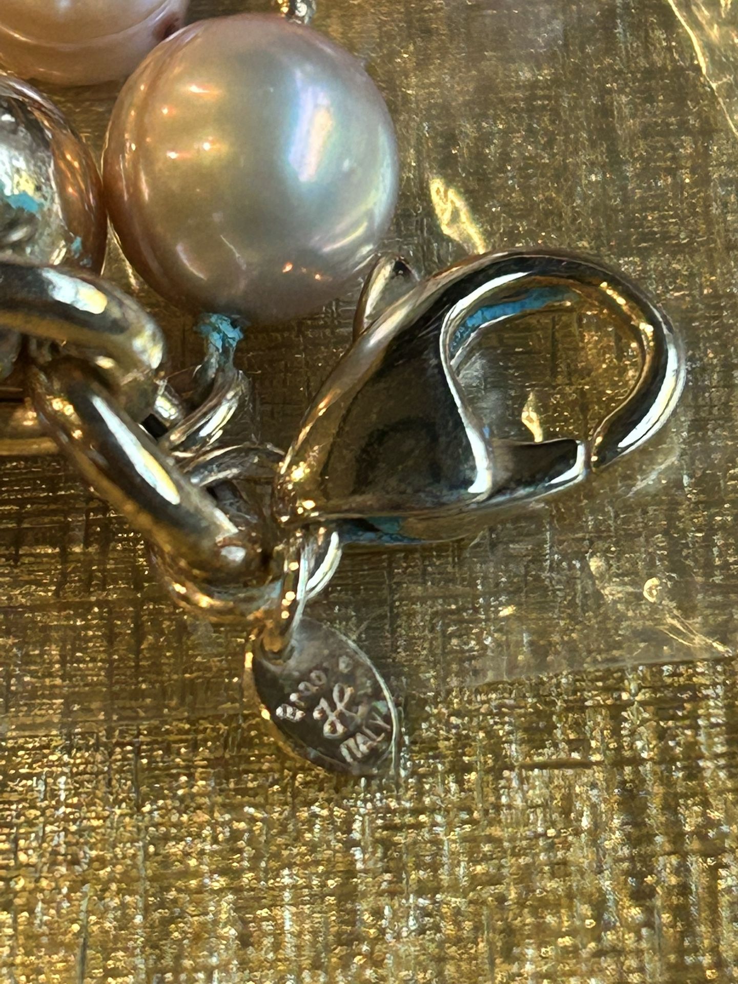 Honora Bronze Freshwater Cultured Pearl Bracelet, Made In Italy 7.5”