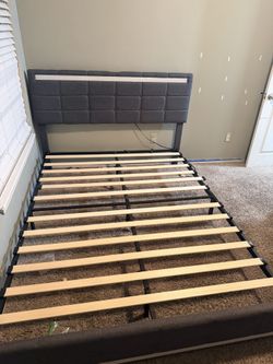 Queen Size Frame With USB Connector