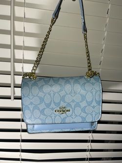 Blue Coach Bag