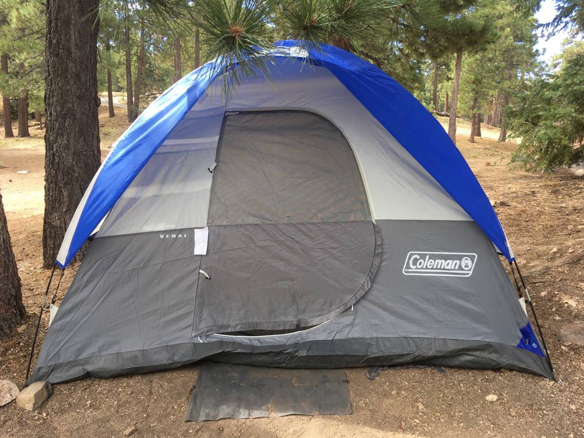 Coleman Kenai 10x8 4 Person Tent Hiking Camping Backpacking