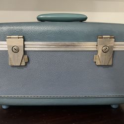 Vintage Airway Traveler Train Case Luggage Makeup Carrier