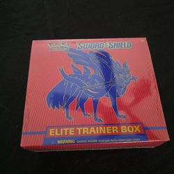 Pokemon Pokémon Sword and Shield Zacian Elite Trainer Box ETB