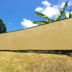 Privacy Fence Screen 6'×50' SAND