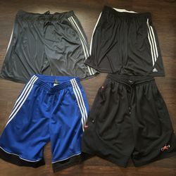 Adidas/ Jordan Men’s Shorts Size Large /XL $25 For All (4) Good Condition. All Fit Like XL