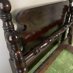 BED FRAME AND NIGHT STANDS 