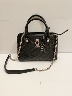 GUESS Women's Bessey Quilted Crossbody Satchel
