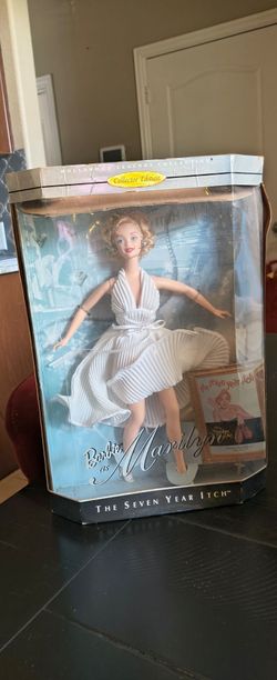 Mattel Barbie Collector Edition "Barbie as Marilyn Monroe" doll (#17155) from the Hollywood Legends Collection, recreating her iconic scene in The Sev