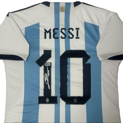 Signed Messi Argentina Jersey