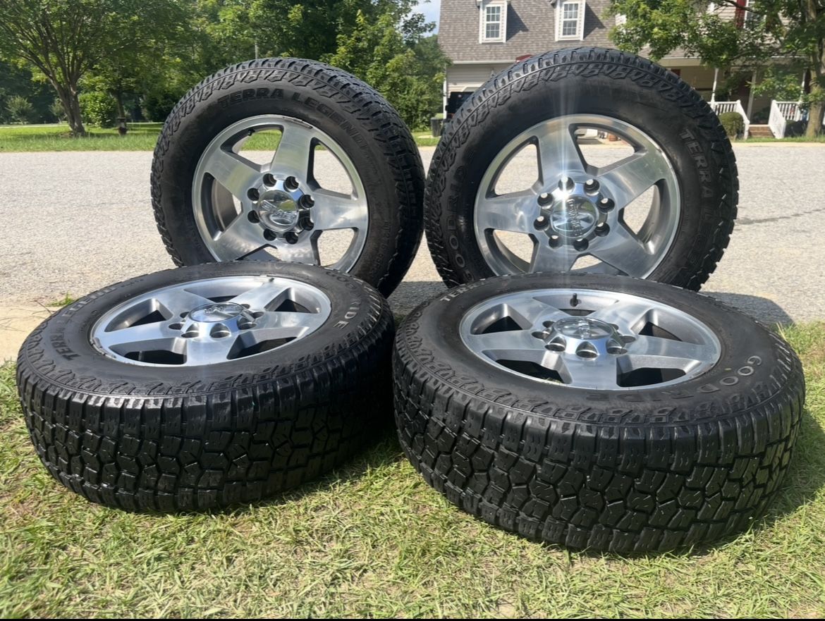 8x180 Chevy Duramax 5 Star Rims & Tires