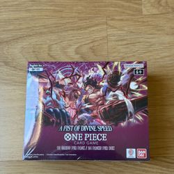 OP-11 Factory Sealed One Piece A Fist Of Divine Speed Booster Box