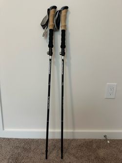 🏔️ Overmont 7075 Aluminum Trekking Poles – Set of 2 – Excellent Condition