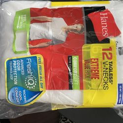 Hanes T Shirts - 12 Pack - New - Size Large