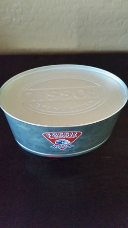 Fossil desktop fire truck clock