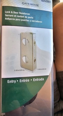 Gatehouse Lock and Door Reinforcer Plate