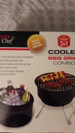 2 in 1 BBQ Grill and cooler combo