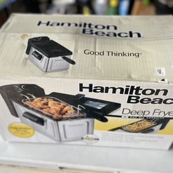 Hamilton Beach 35200 Oil Deep Fryer 8 Cup - Stainless Steel