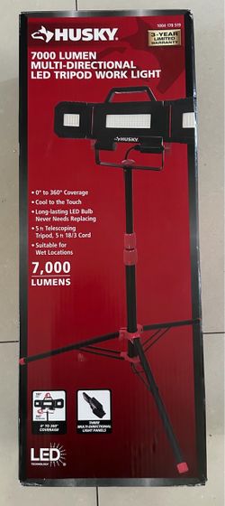 Husky 7000 Lumen LED Tripod Work Light