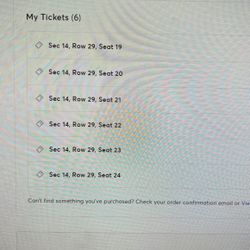 Zach Bryan Friday December 6th  6 Tickets