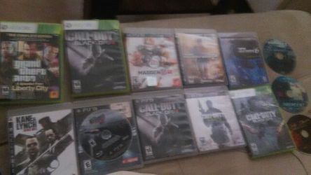 Xbox 360 and PS3 games Forsale