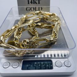 Brand new 14K Italian Milano Chains Restock! Limited stock! See sizes below!