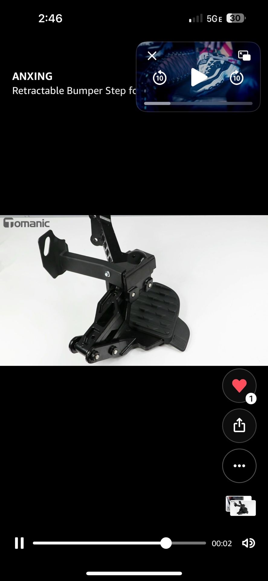 Tomanic Retractable Rear Step For Dodge ram 2500, 3(contact info removed) -2022