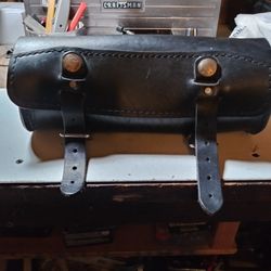 Motorcycle Leather Tool Bag