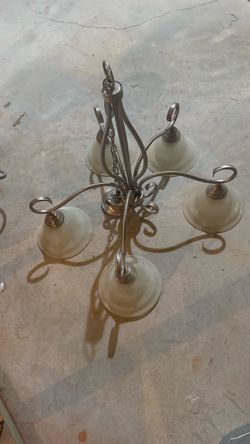 5-Light Brushed Nickel Chandelier