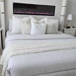 King Size Bed With Fireplace