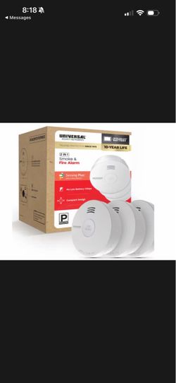 USI Electric (3-Pack) 10-Yr Battery Powered Smoke & Fire Detector w/Photo Sensor