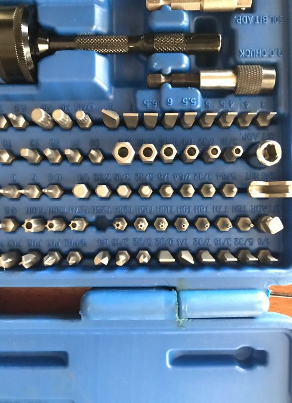 Cornwell CBSD122S 122 Piece Ratcheting Screwdriver Bit Set for Sale in Forney, TX OfferUp