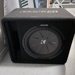 10” sub in box w/amp and bass knob