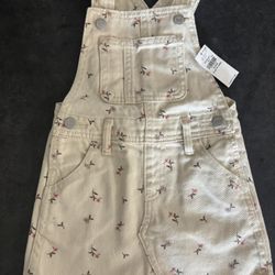 Baby Girl OldNavy Overalls(18m-24m)