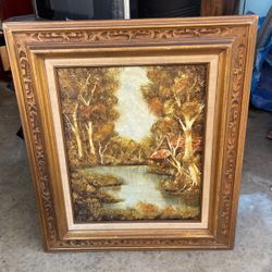 Antique Frame With Painting