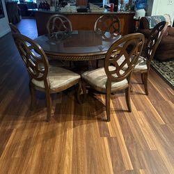 Dining Table With Six Chairs