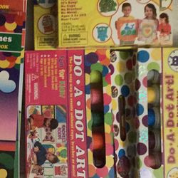 Do A Dot Sponge Tip Marker Bottles and Activity Books