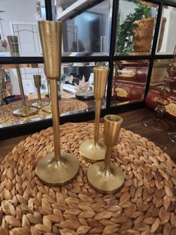 3 Candle Holders 