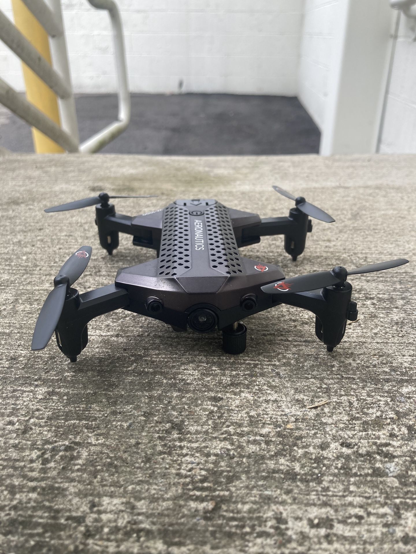 Voyage Aeronautics VA-1000 HD Streaming Drone with Wide-Angle Lens- Black Color - Size- 7 inches
